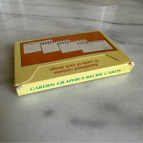 VINTAGE • 80s Kitchen Recipe Cards Cottagecore Assorted Farmhouse Designs Kawaii - Picture 6 of 13